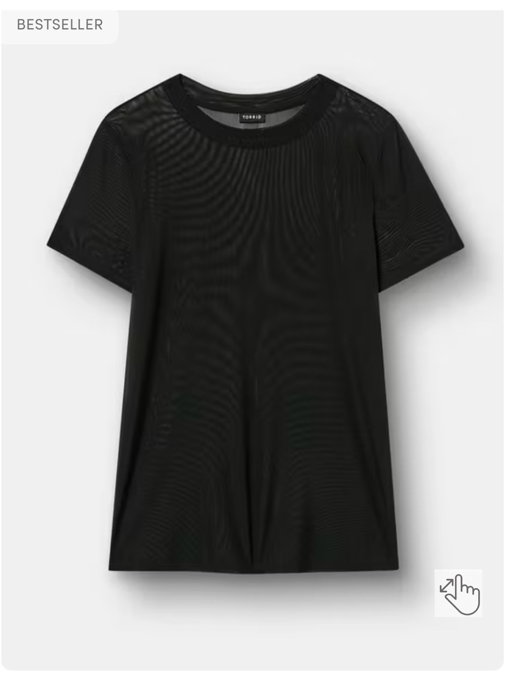Mesh Layering Tee - Picture 1 of 5